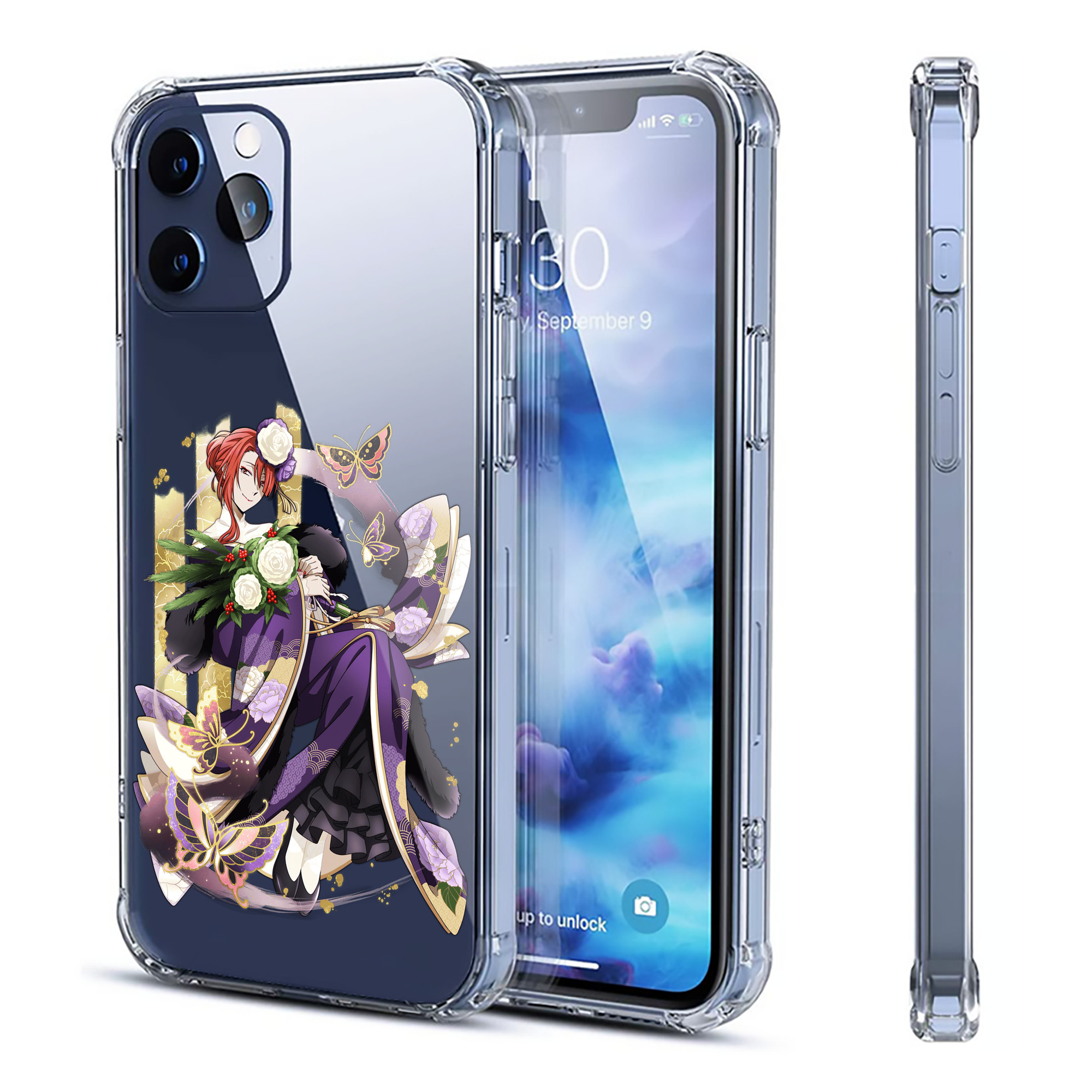 （画像用） 文豪ストレイドッグス Bungo Stray Dogs 【iPhone 12シリーズ対応】透明スマホケース（クリアソフトケース）